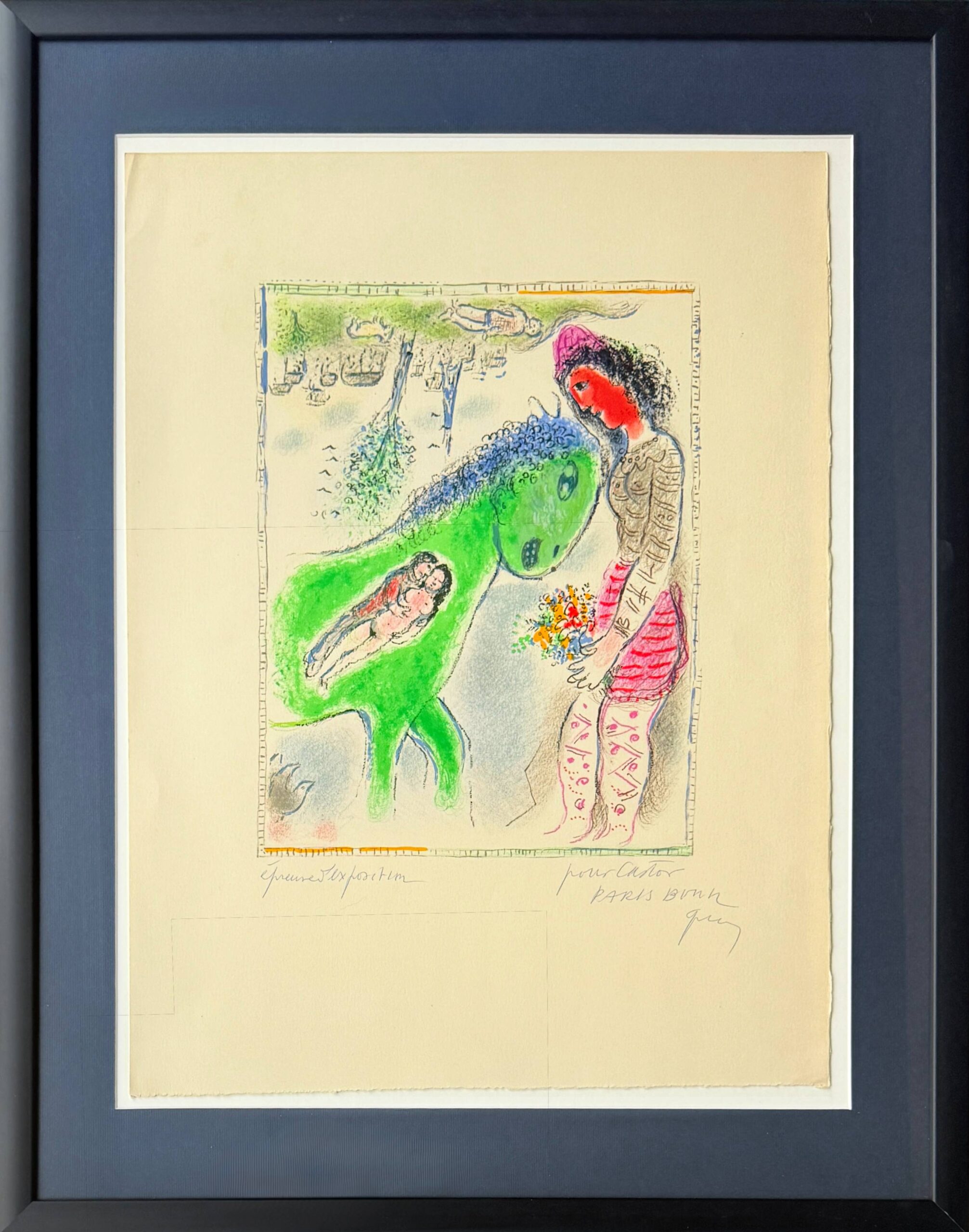 Le Cheval Vert by Marc Chagall
