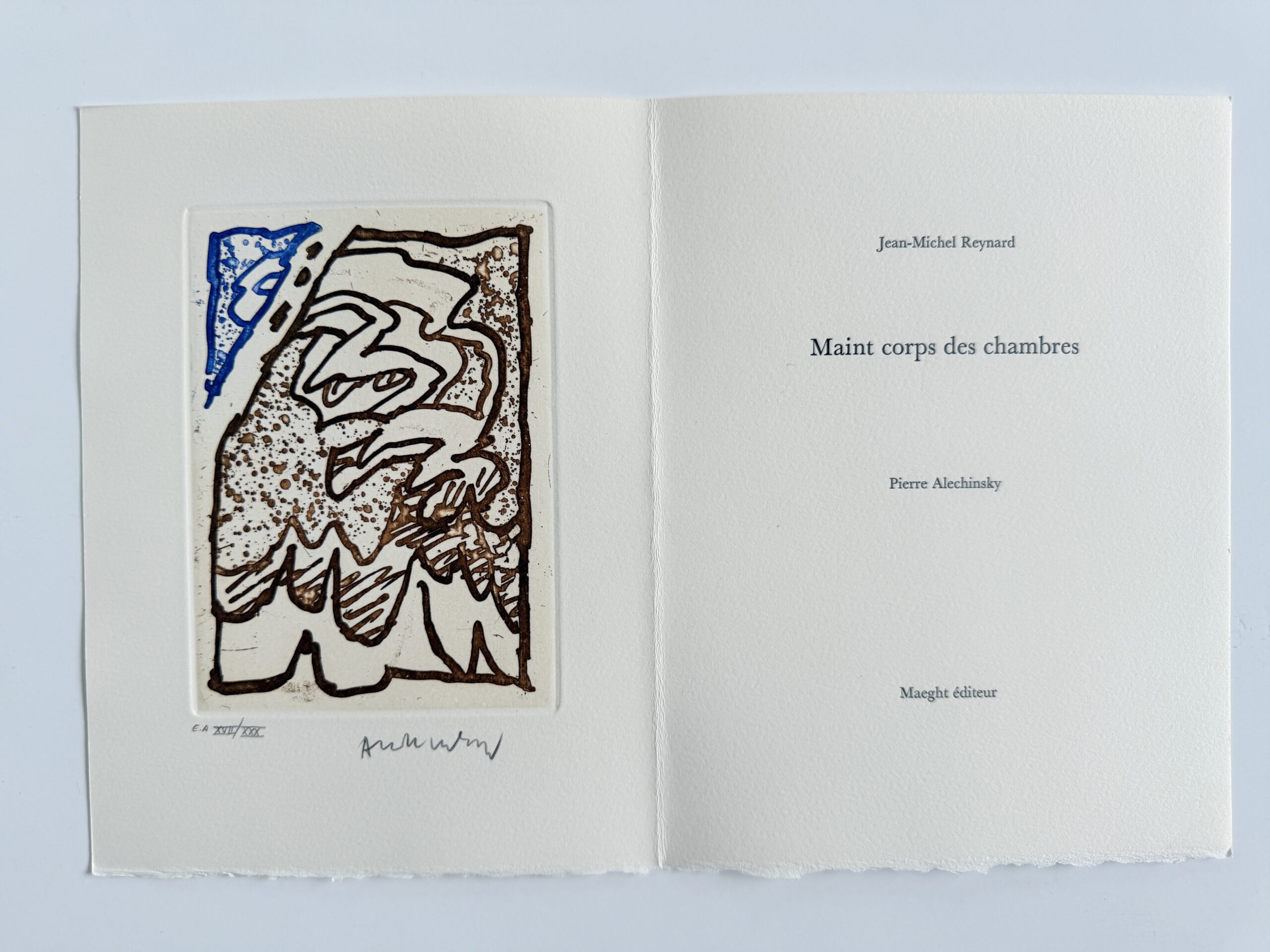 Maint corps des chambres by Pierre Alechinsky