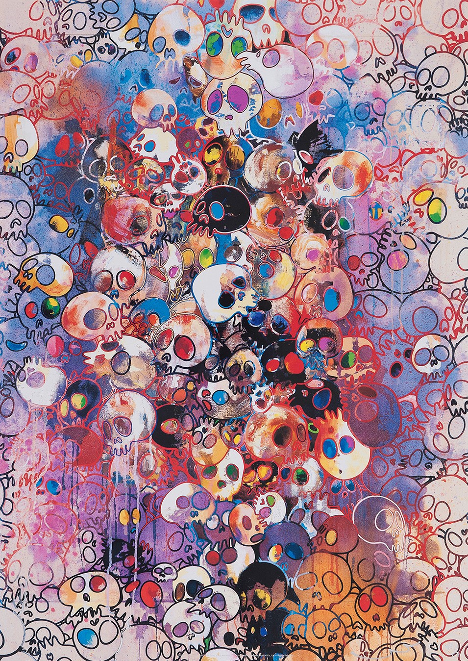 I’ve left my Love far behind. Their smell, Every memento by Takashi Murakami