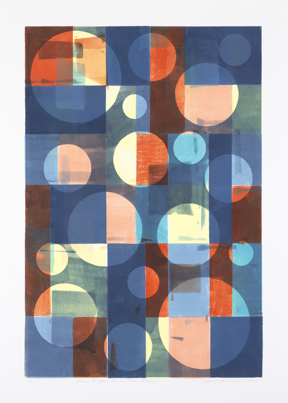 What Do You See in These Colors – 1 by Jeanne Schneider