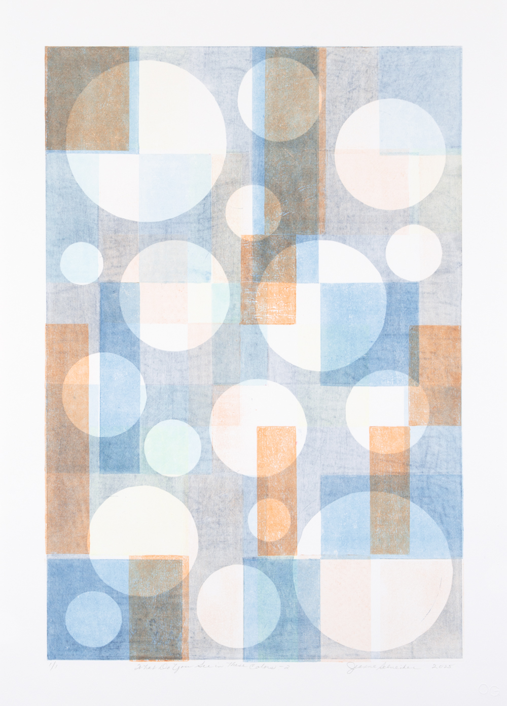 What Do You See in These Colors – 2 by Jeanne Schneider