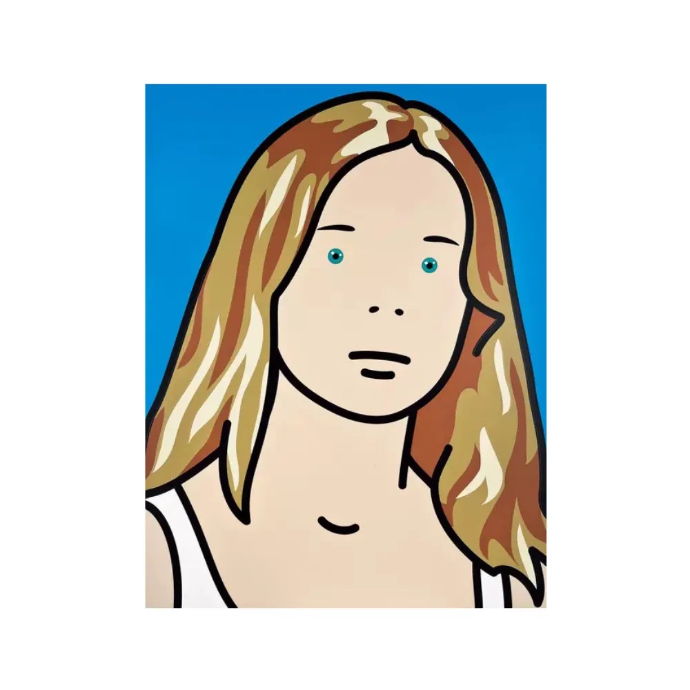 Julian Opie, Malin, school girl by Julian Opie