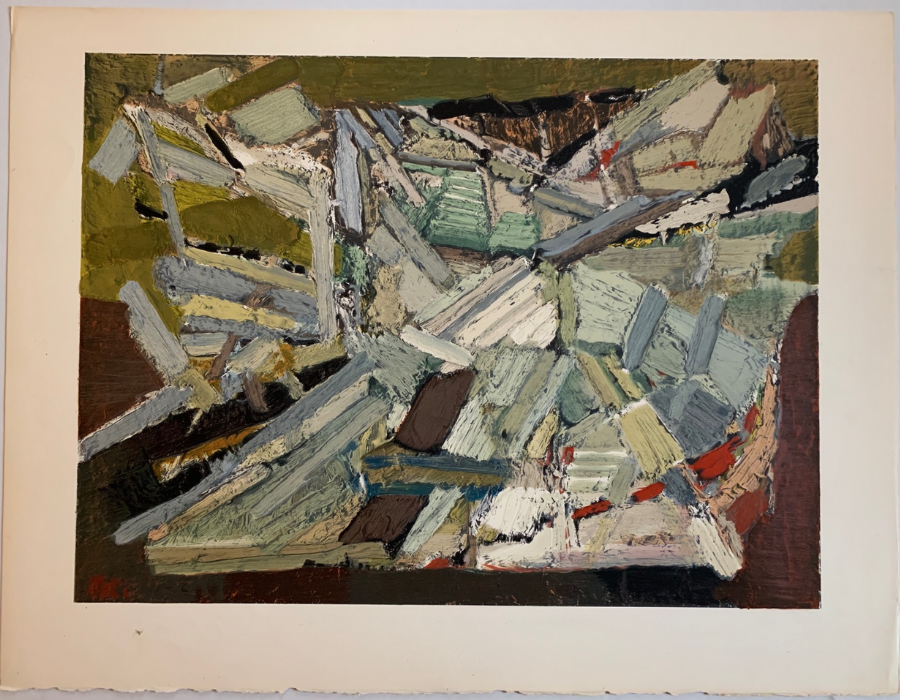 Composition Abstraite by Nicolas de Staël