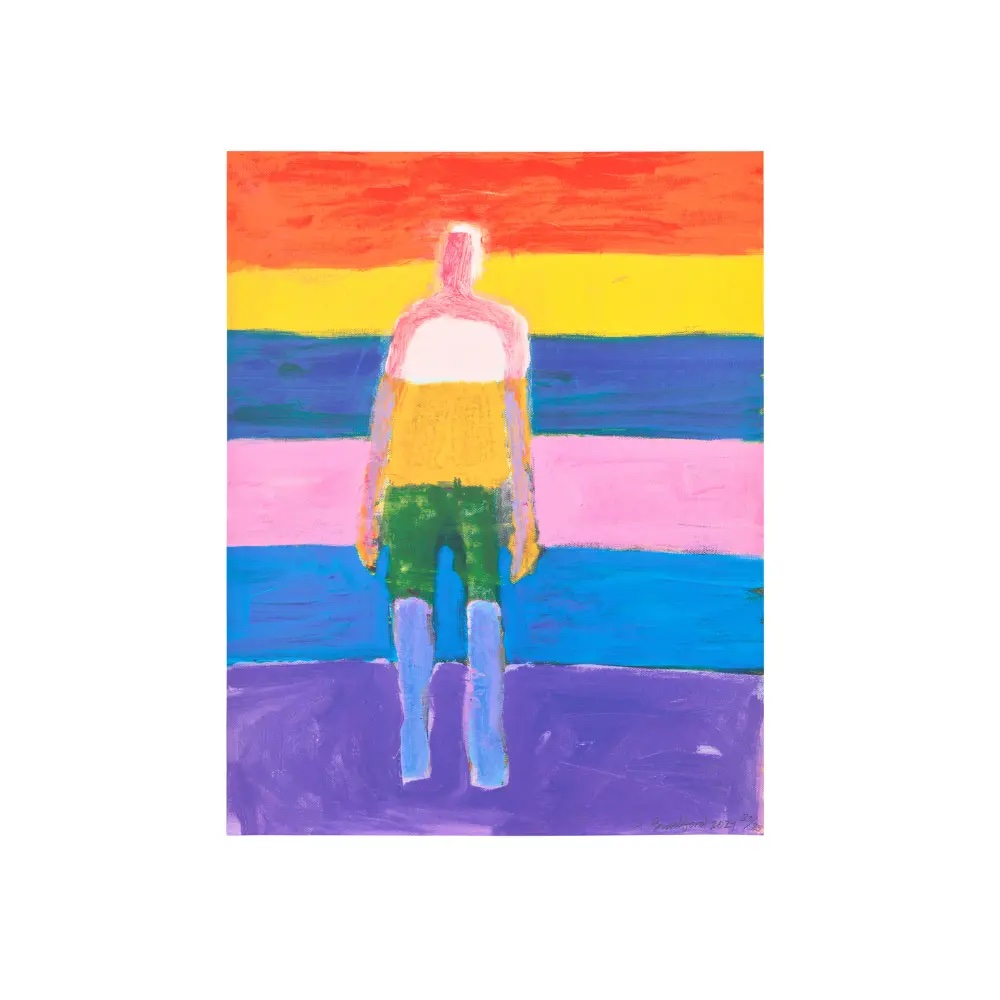Katherine Bradford, Person with Colors by Katherine Bradford