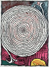 Labyrinthe d’apparat IV by Pierre Alechinsky at Epicentrum Art Gallery