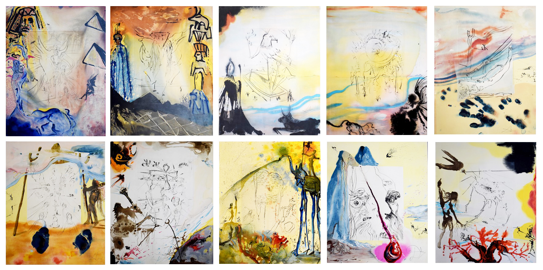 Moses and Monotheism by Salvador Dalí