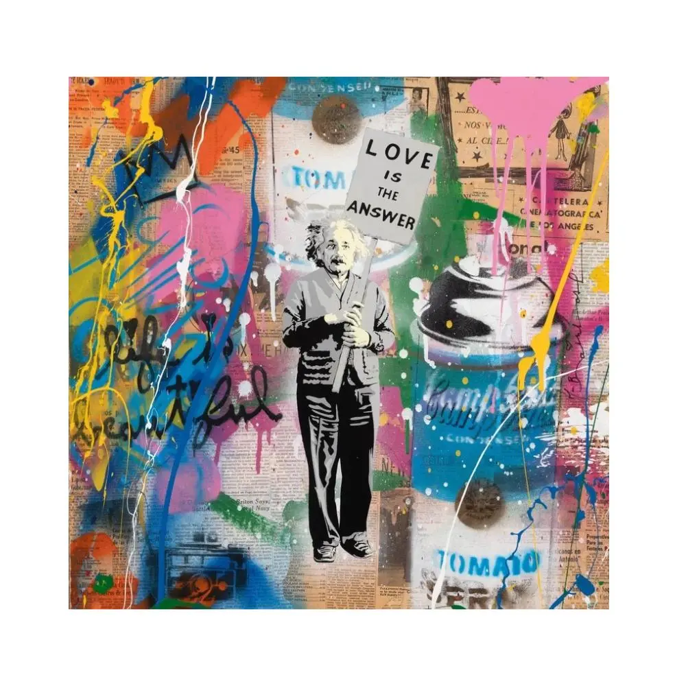 Mr. Brainwash, Einstein (2023) by Mr Brainwash