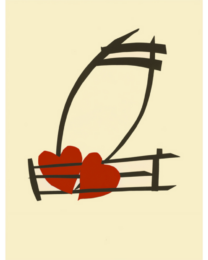 Musical Hearts by Claes Oldenburg at Gemini G.E.L. at Joni Moisant Weyl