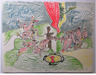 Or dur or aison by Roberto Matta at Puccio Fine Art