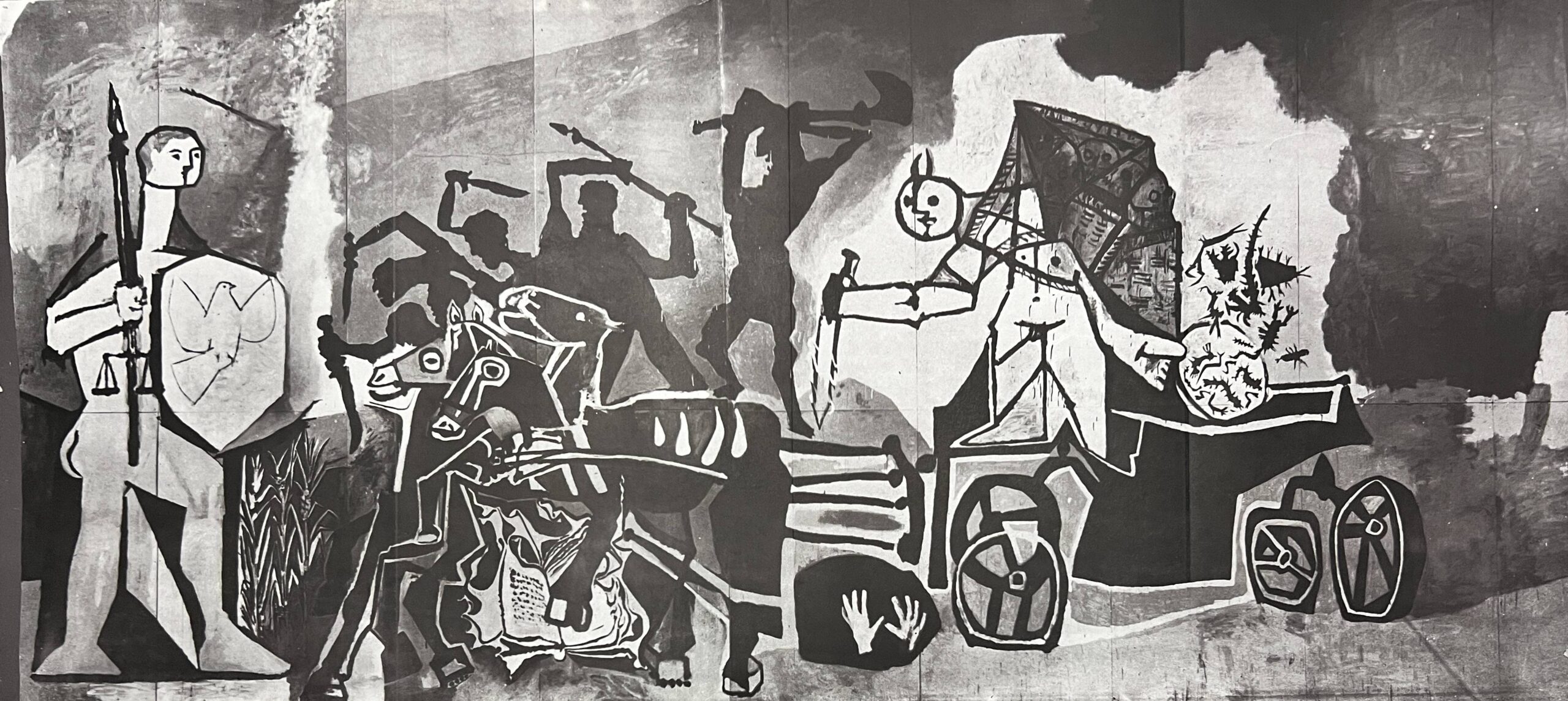 La Guerre et la Paix Rouge Collotype by Pablo Picasso