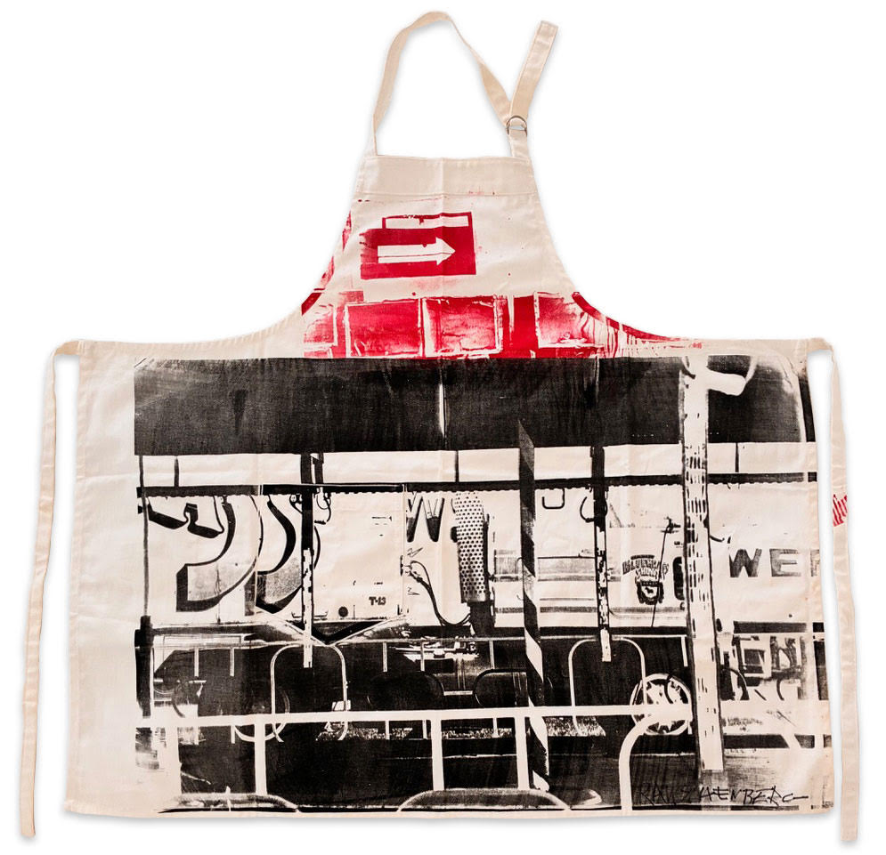 Untitled (Apron) by Robert Rauschenberg