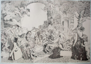 Ruben’s Garden Never Looked so Colorful by Rudolph Taylor at Emanuel von Baeyer - Cabinet