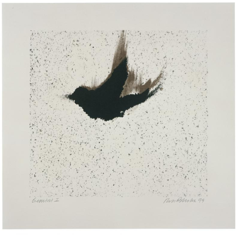 Single Bird (State) by Ross Bleckner