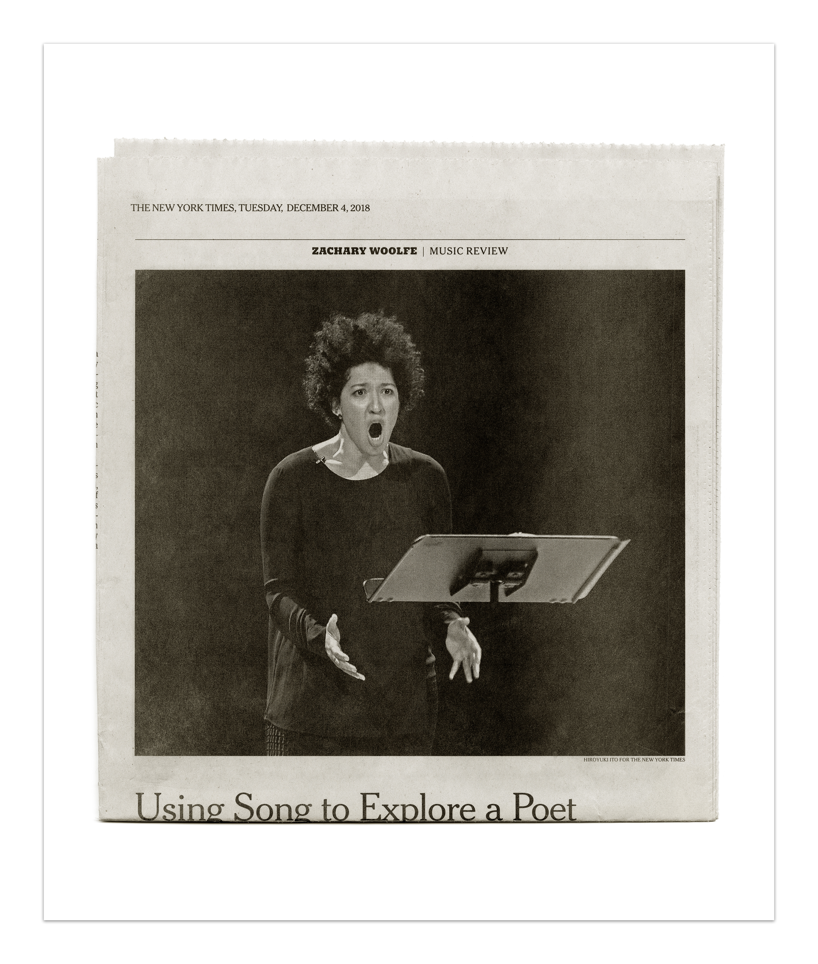 Songs Without Words (Julia Bullock) by Joseph Grigely
