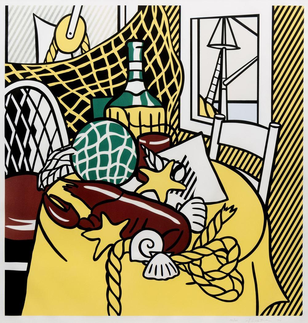 Still Life with Lobster by Roy Lichtenstein