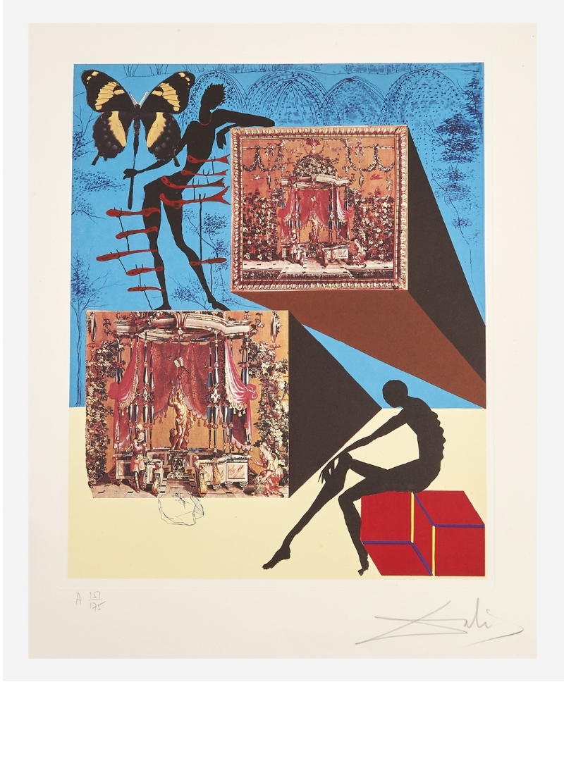 Dressed in the Nude in the Surrealist Fashion by Salvador Dalí