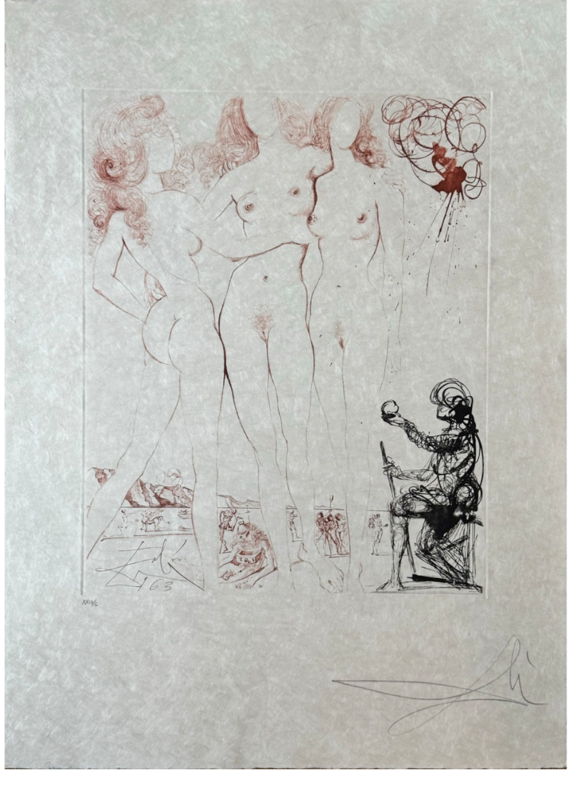 Le Judement de Paris by Salvador Dalí