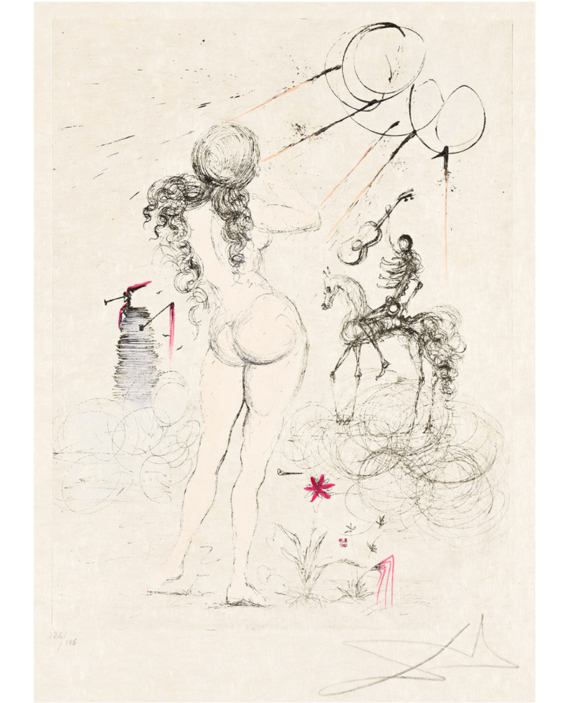 ‘Poemes secrets’ (Secret Poems) by Guillaume Apollinaire Portfolio by Salvador Dalí