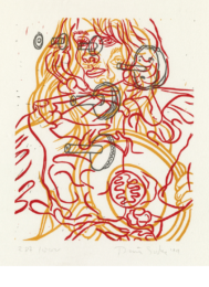 Untitled (for the Film Forum) by David Salle at Puccio Fine Art