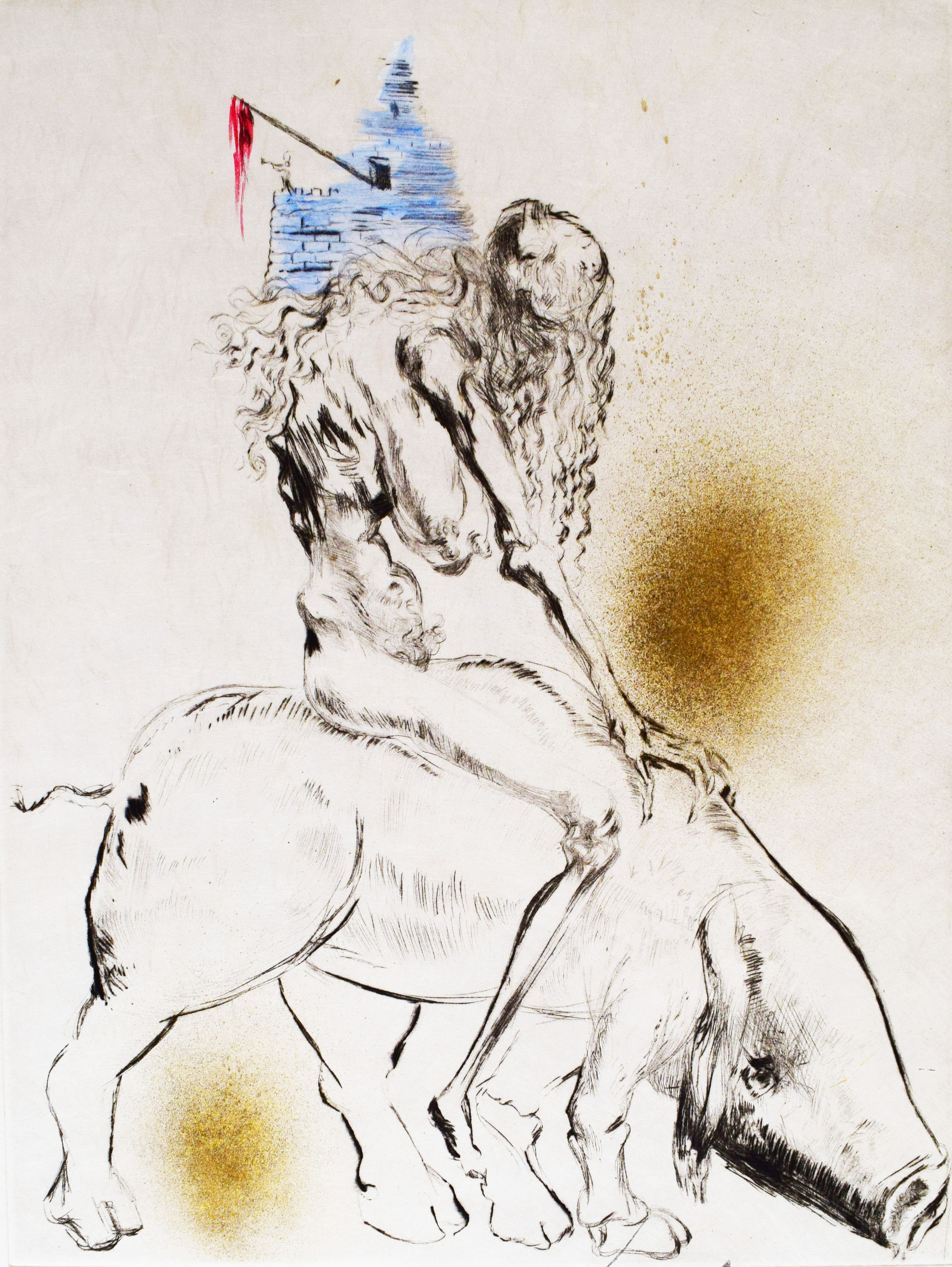 Woman with Pig, from: Faust (Walpurgis Night) by Salvador Dalí