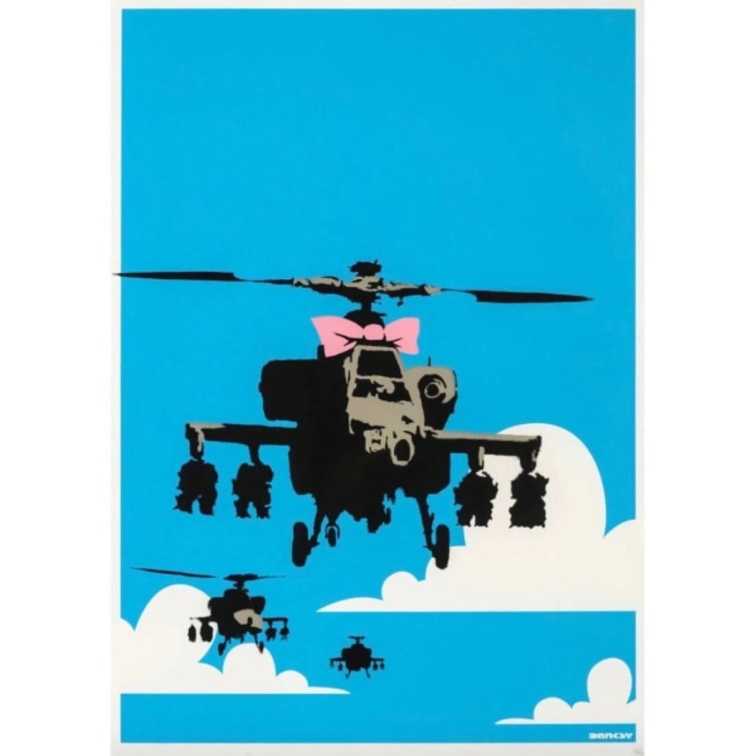 Happy Choppers – signed (AP) by Banksy