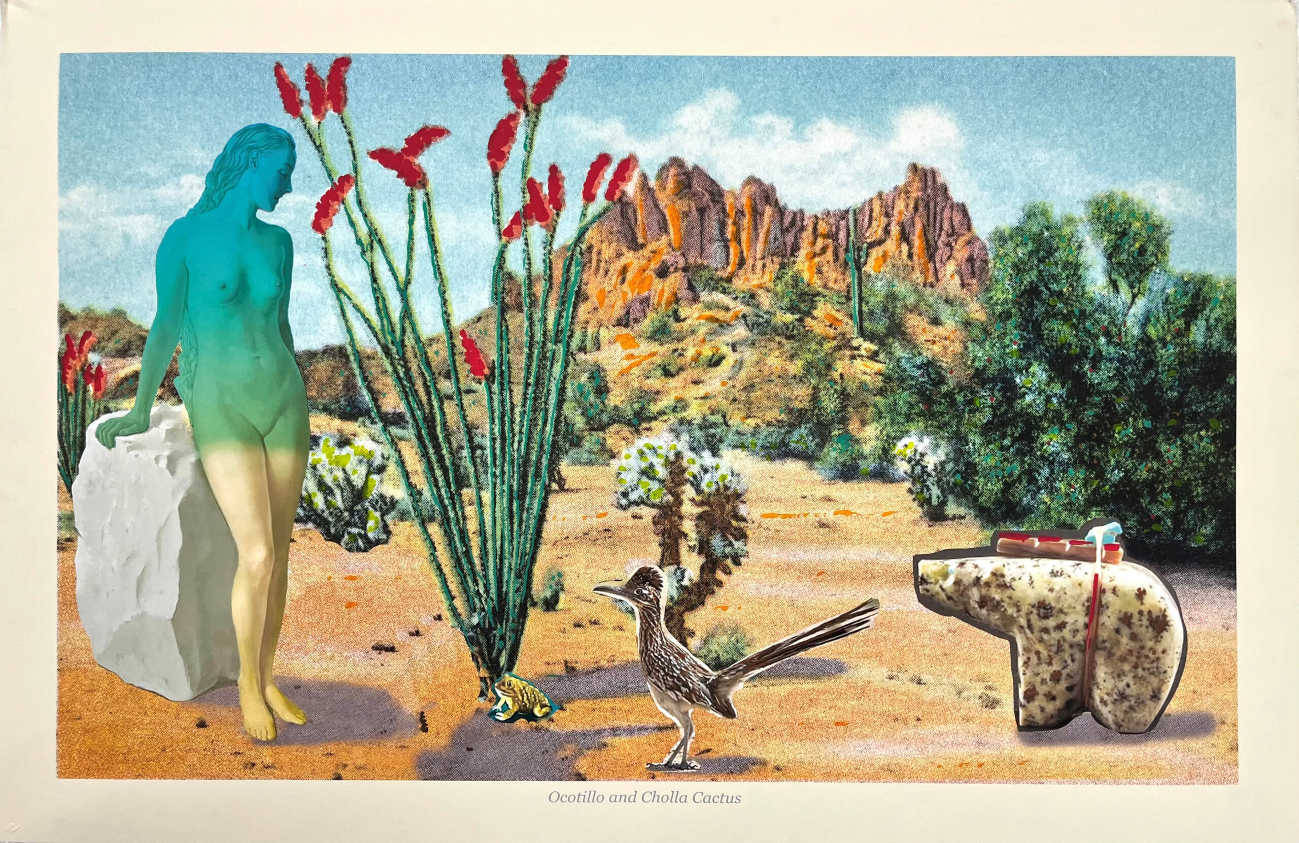Ocotillo and Cholla Cactus by Raul Guerrero