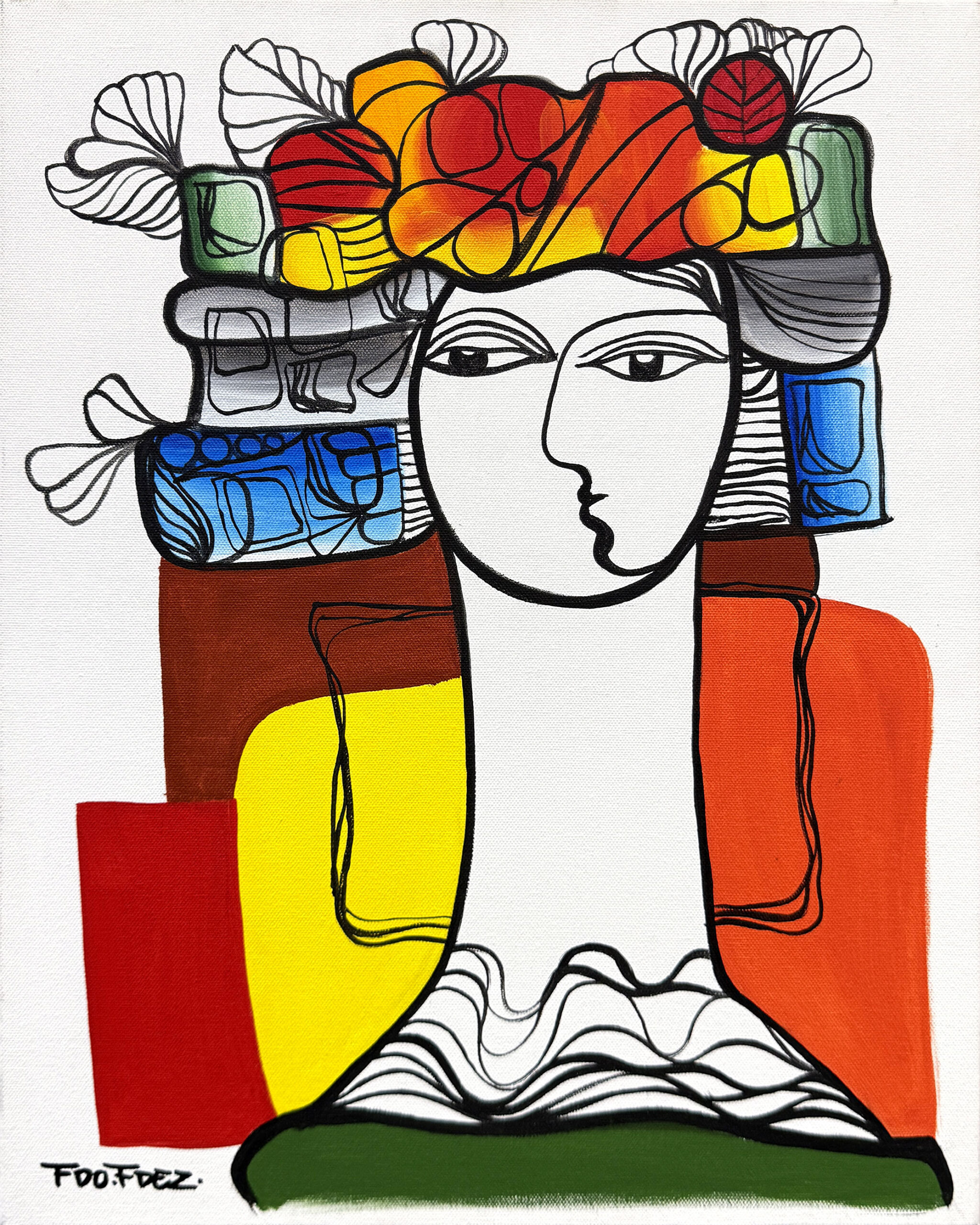 Mesmerized (original painting on canvas) by Fernando Fernandez