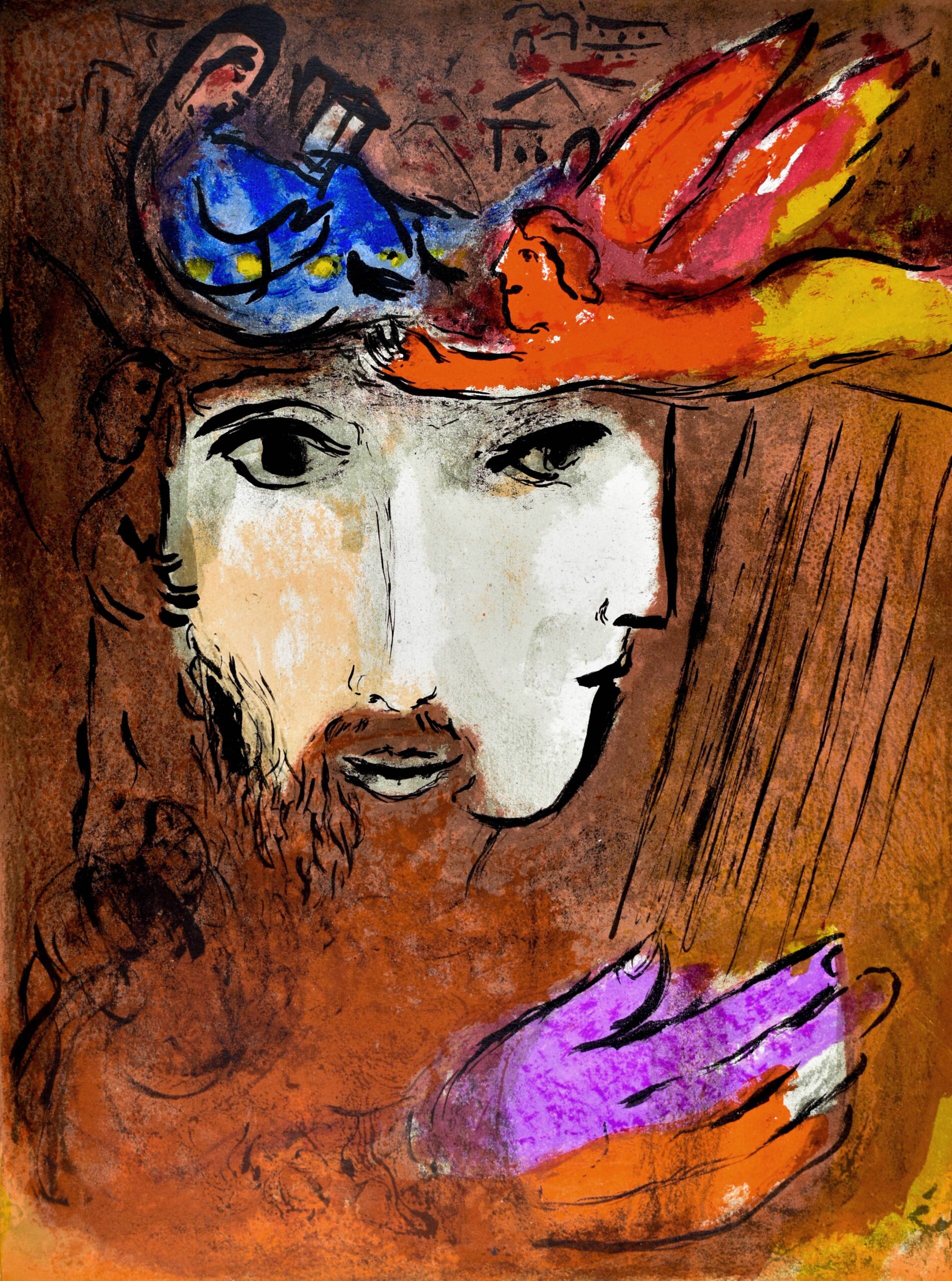 David and Bathsheba by Marc Chagall