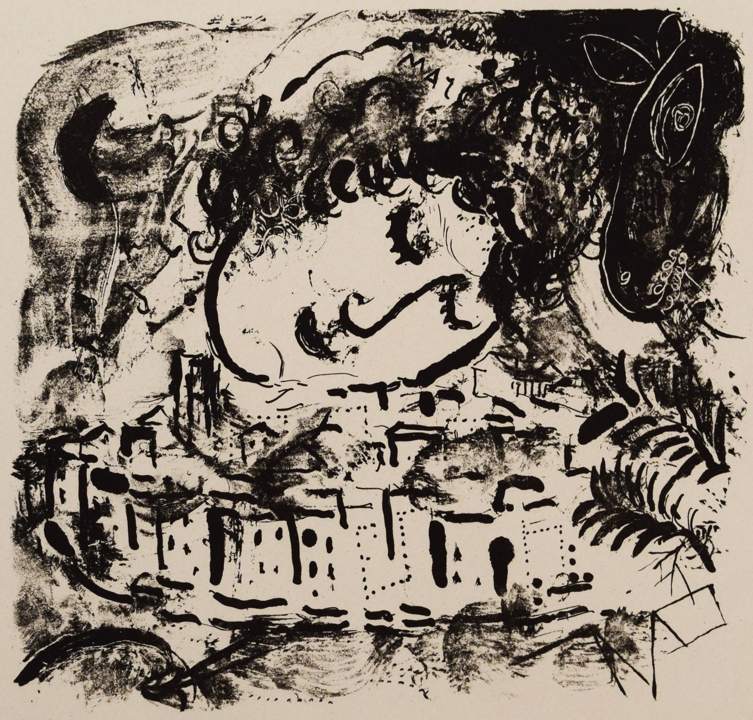 The Village, from: Chagall: Jacques Lassaigne by Marc Chagall