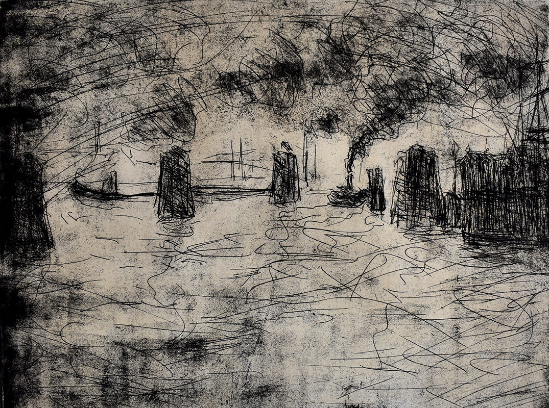 Hamburg, Mild Atmosphere | Hamburg, Milde Stimmung by Emil Nolde