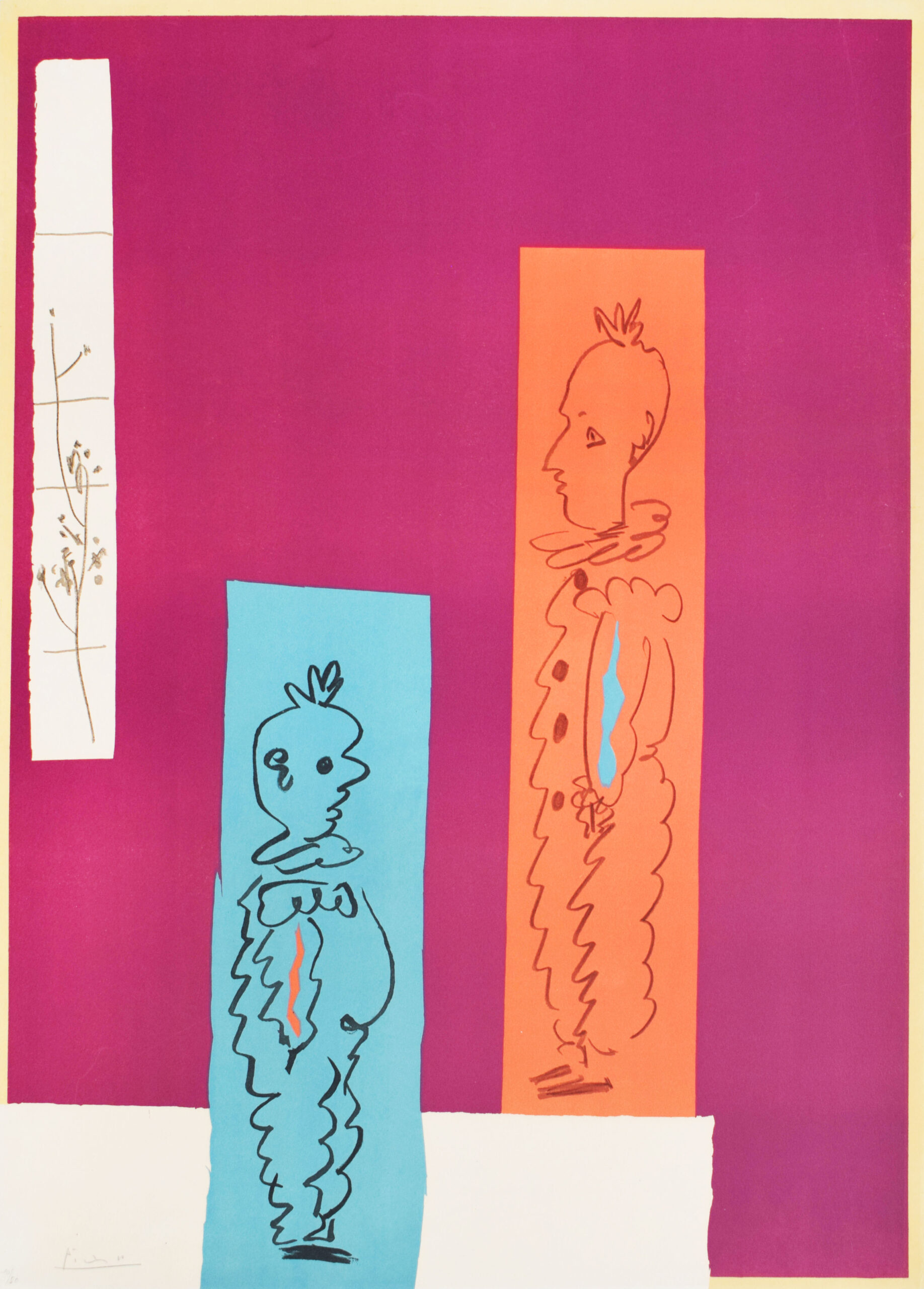 Two Clowns | Deux Clowns by Pablo Picasso