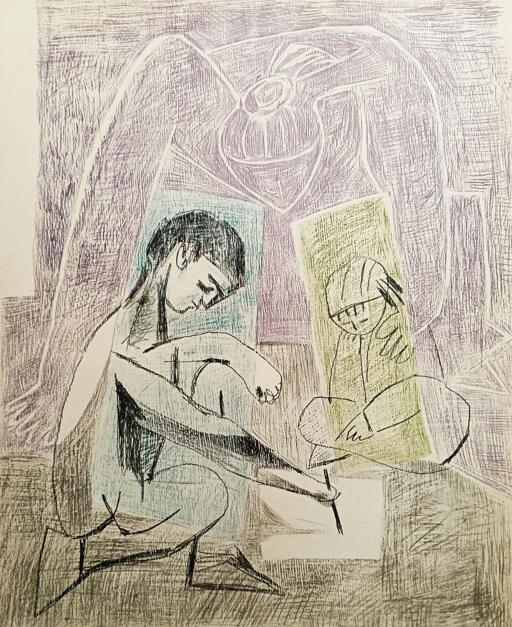 The Little Artist (Draughtsman) | Le petit dessinateur by Pablo Picasso