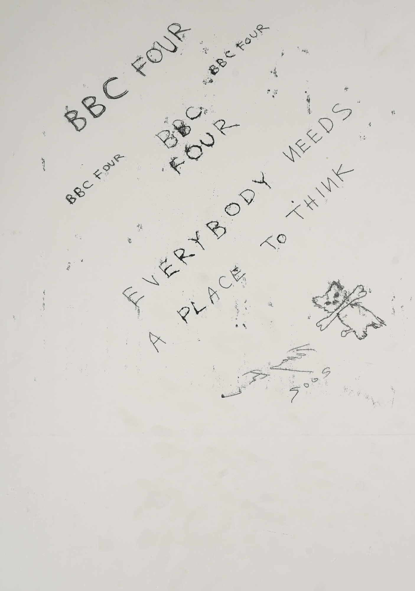 Tracey Emin (British 1963-), ‘Everybody Needs A Place To Think’, 2002 by Tracey Emin