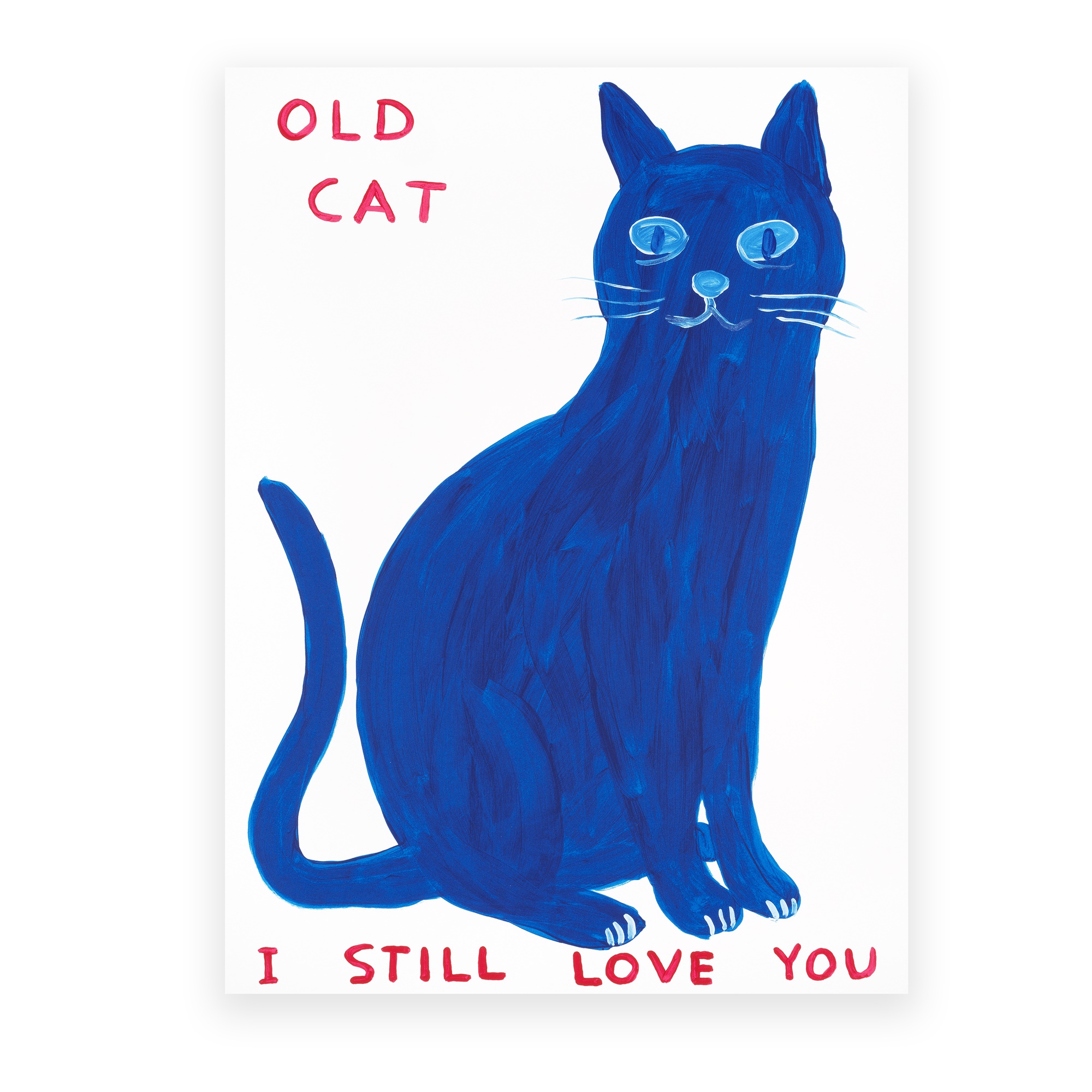 David Shrigley (British 1968-), ‘Old Cat’, 2022 by David Shrigley
