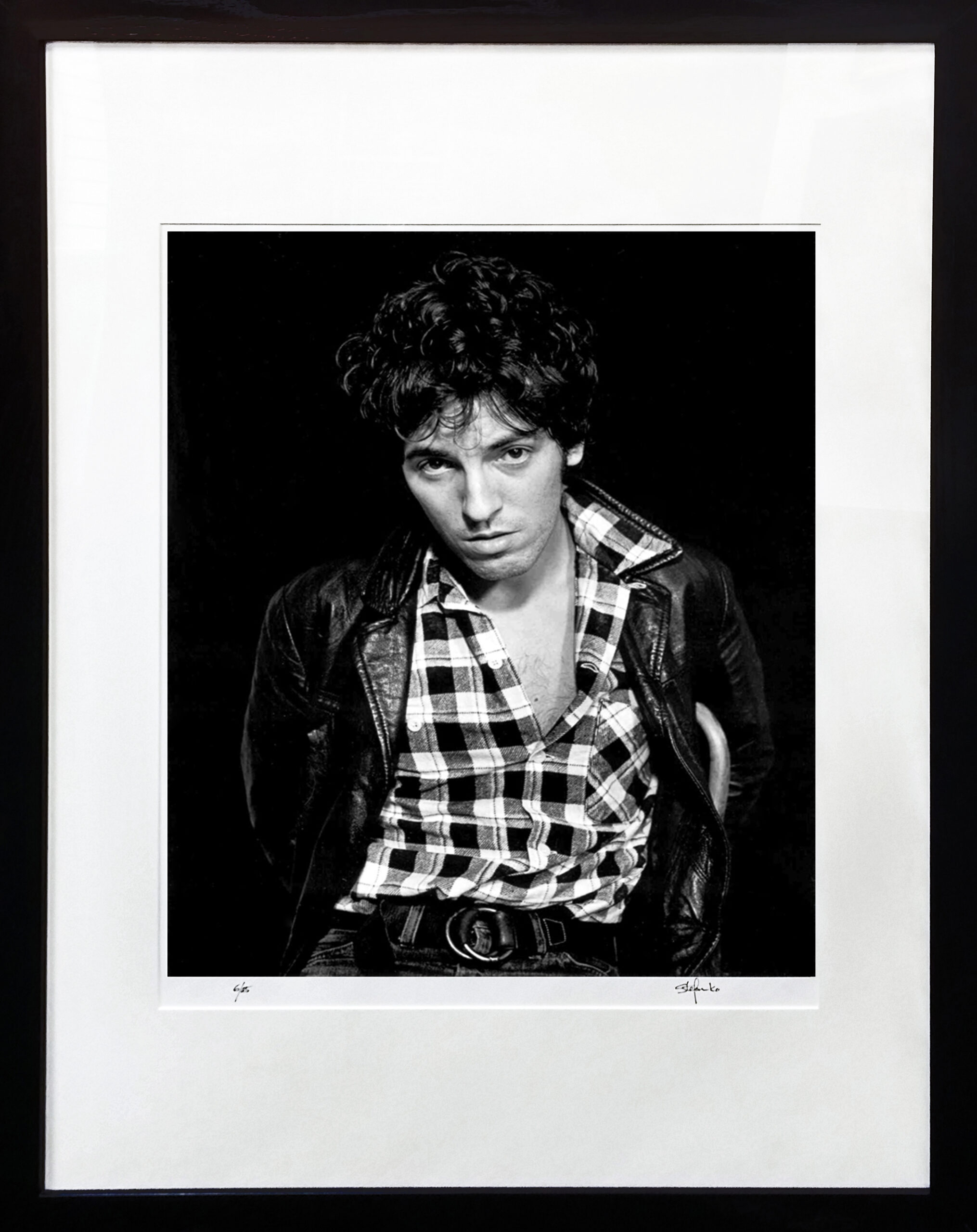 Bruce Springsteen, Bound (1978), large hand signed print by Frank Stefanko