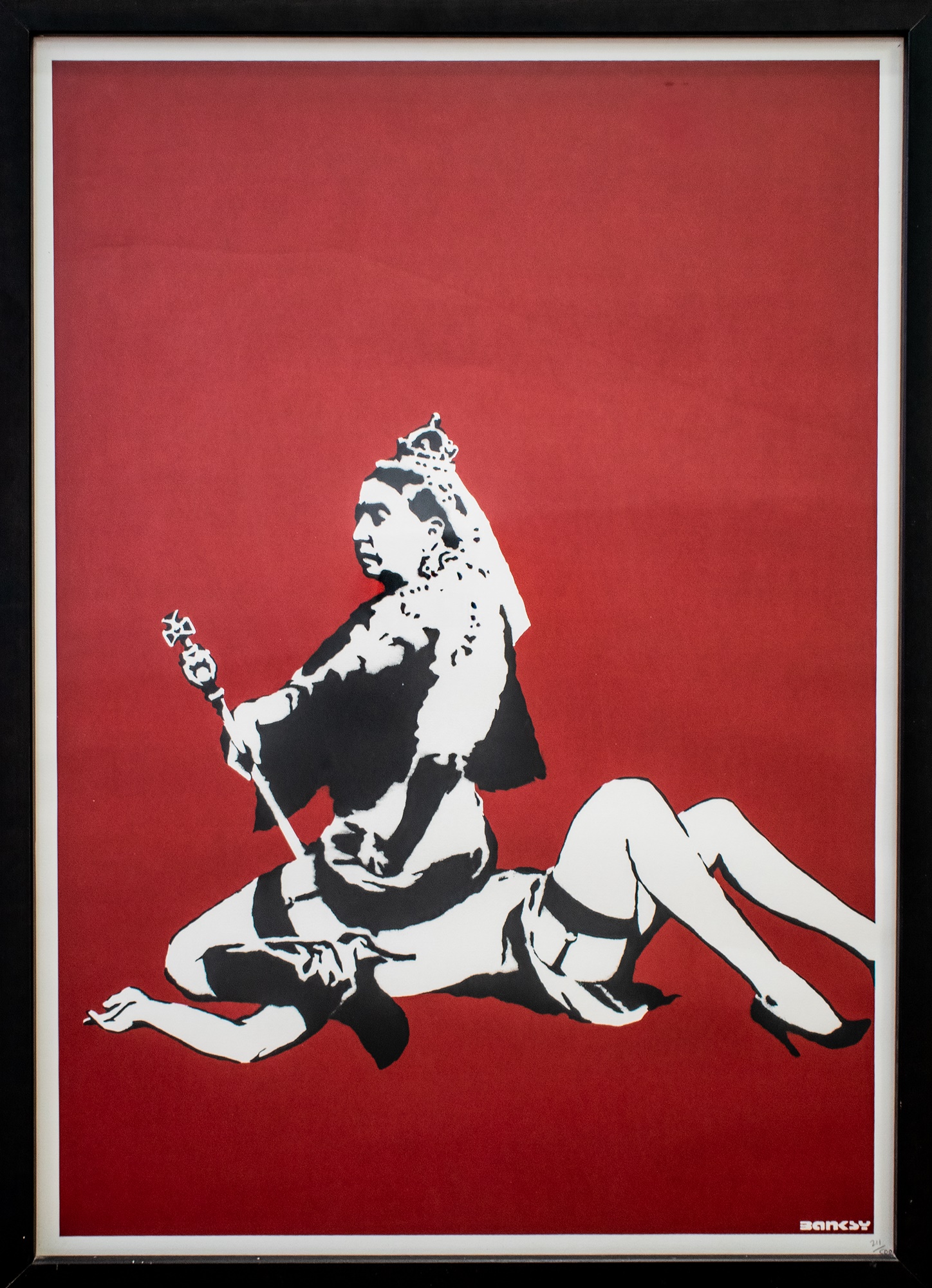 Banksy (British 1974-), ‘Queen Victoria’, 2003 by Banksy