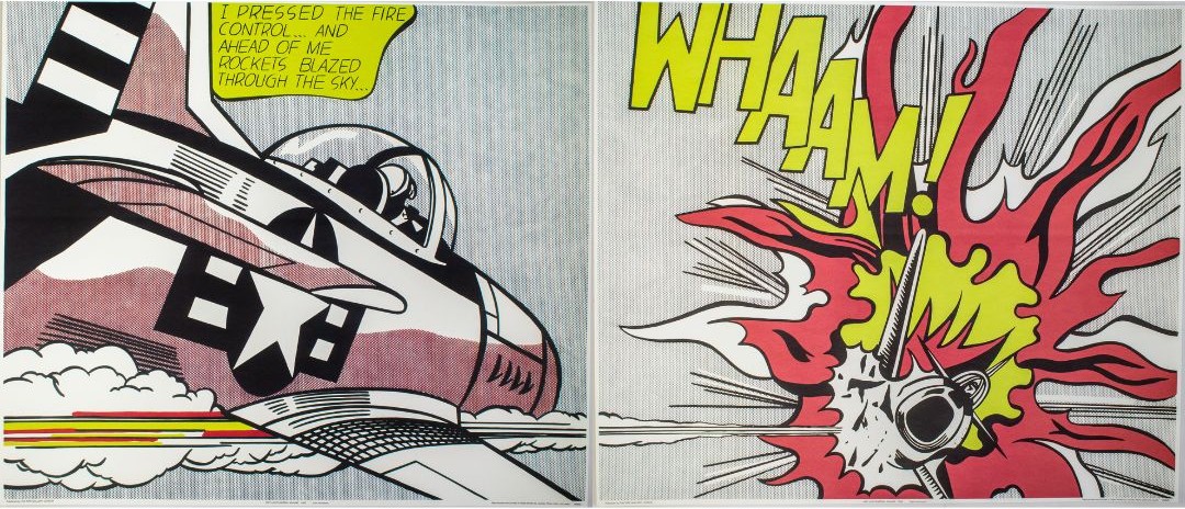 Roy Lichtenstein (American 1923-1997), ‘Whaam!’, 1963 (Signed) by Roy Lichtenstein