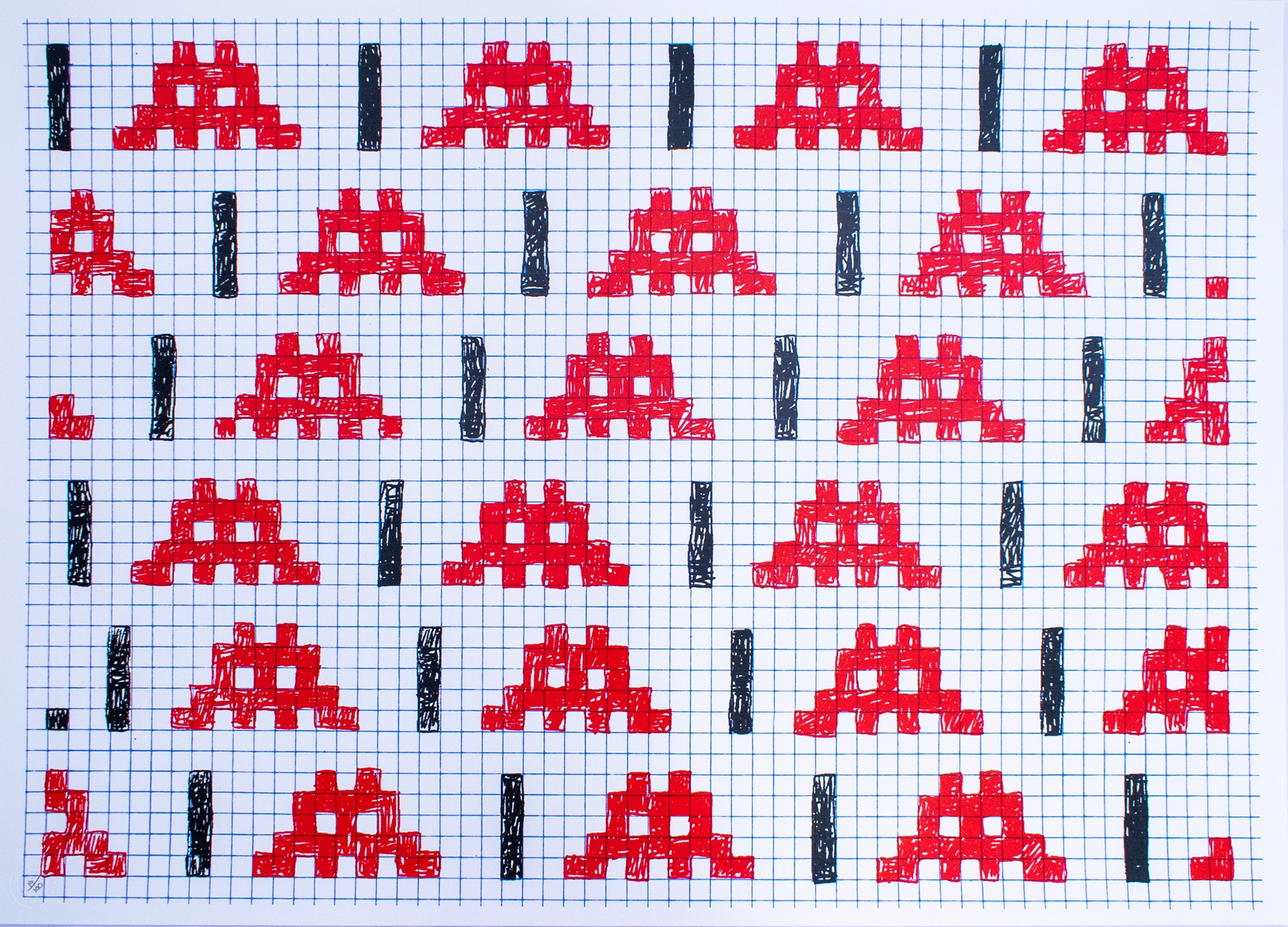Invader (French 1969-), ‘Homeworks’, 2006 by Invader