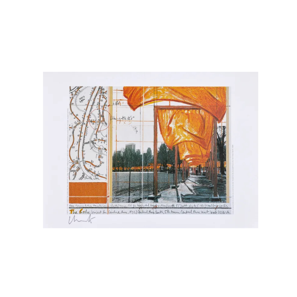 Christo – The Gates (Project for Central Park, New York City) 2003 by Christo