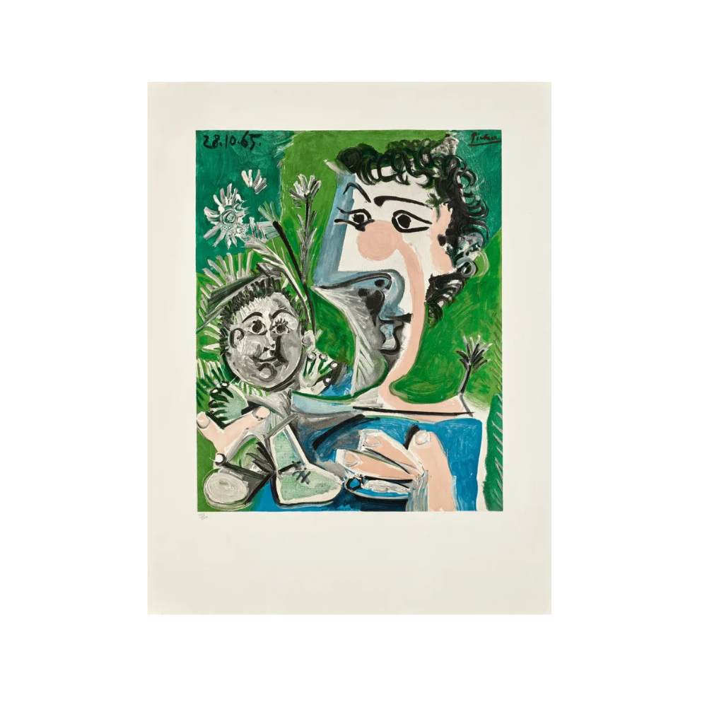 Pablo Picasso, Mère et Enfant by Pablo Picasso (after)