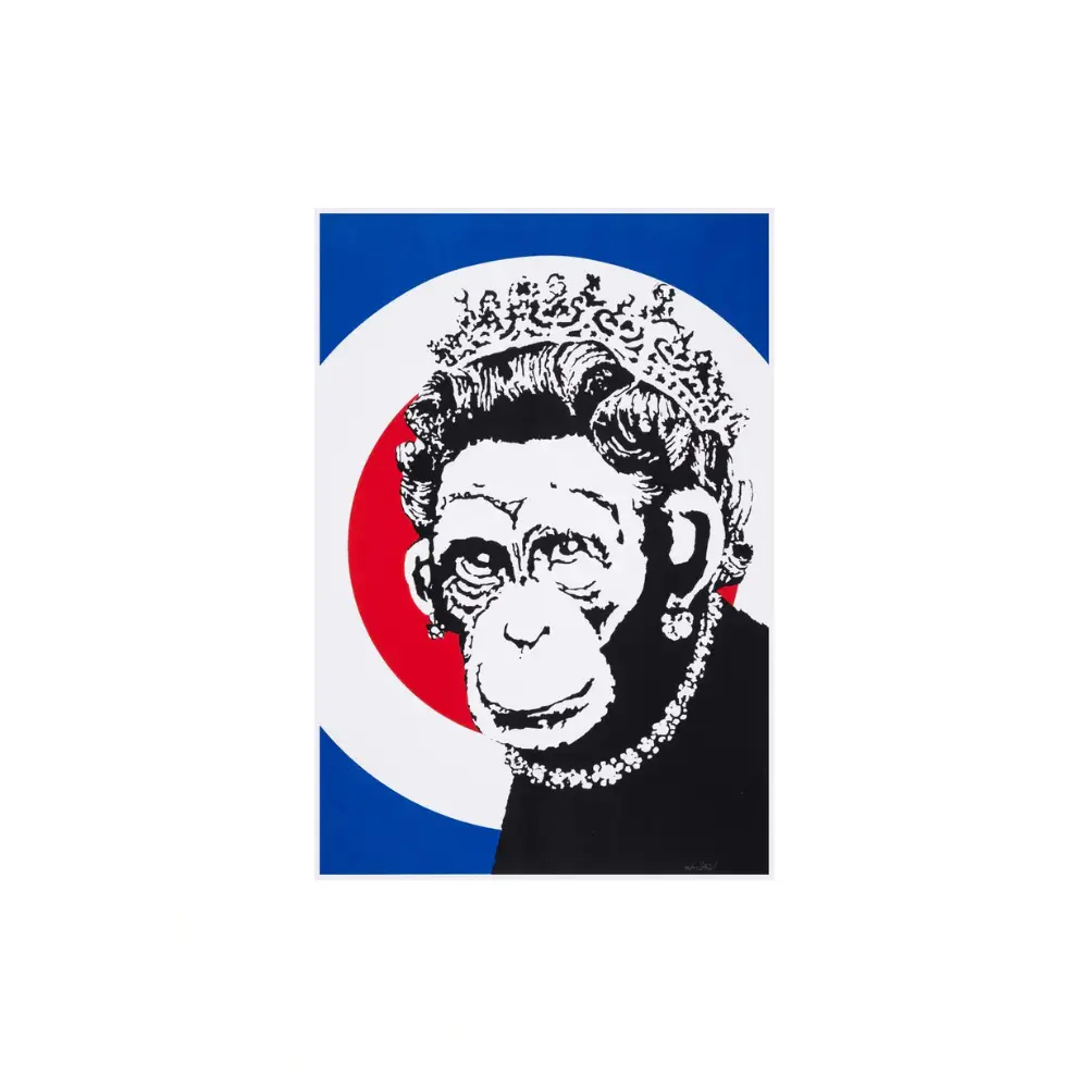 Monkey Queen Signed by Banksy
