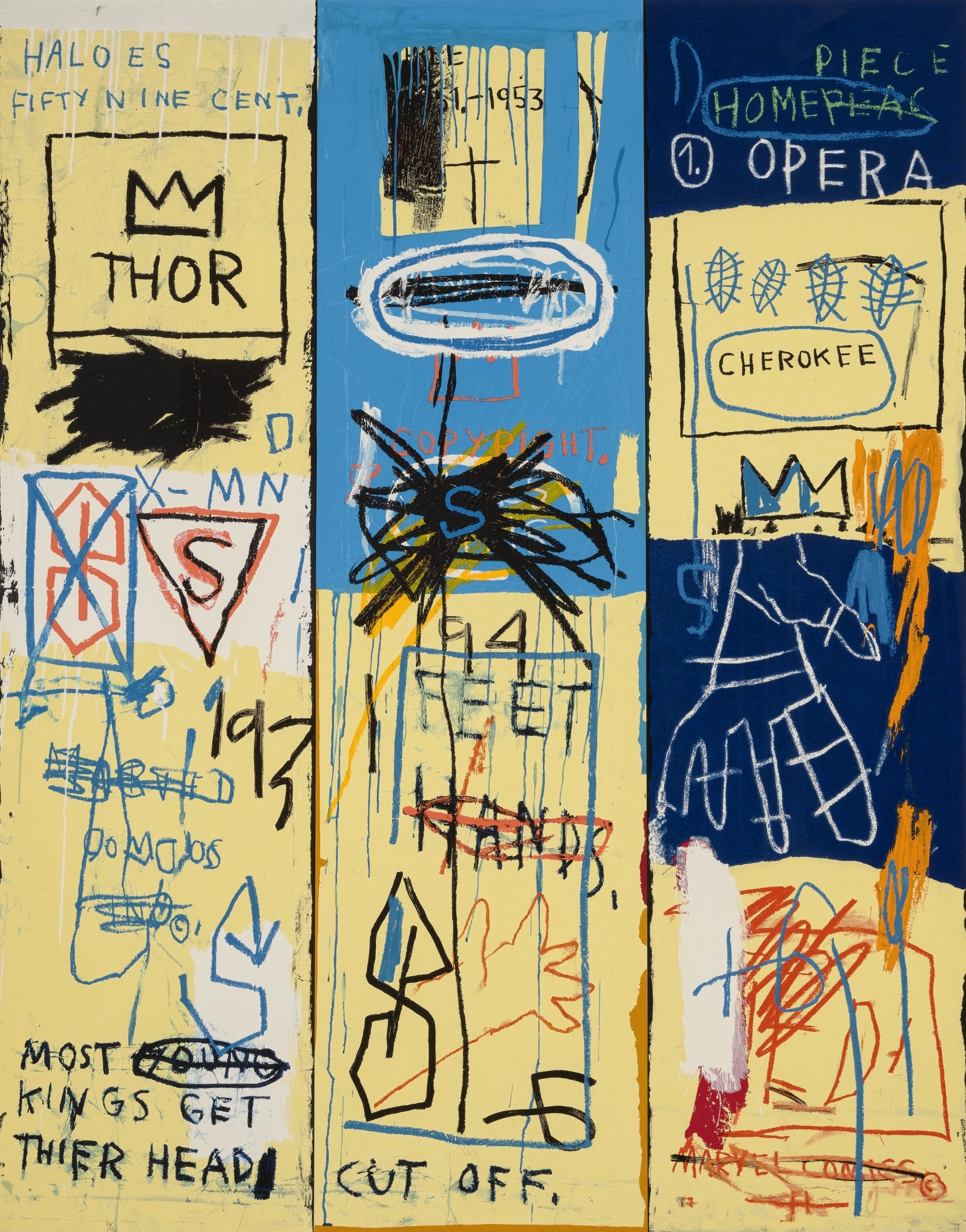 Charles the First by Jean-Michel Basquiat