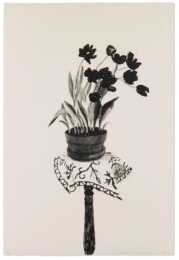 Black Tulips by David Hockney at Clifton Gallery