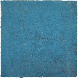Blue Sunflower Circle by Mary Judge at Wildwood Press