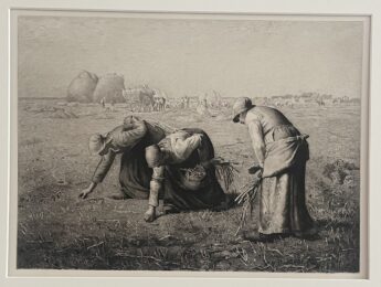 Braquemond, Potato Diggers, after Breton by Félix Bracquemond at Chicago Fine Prints