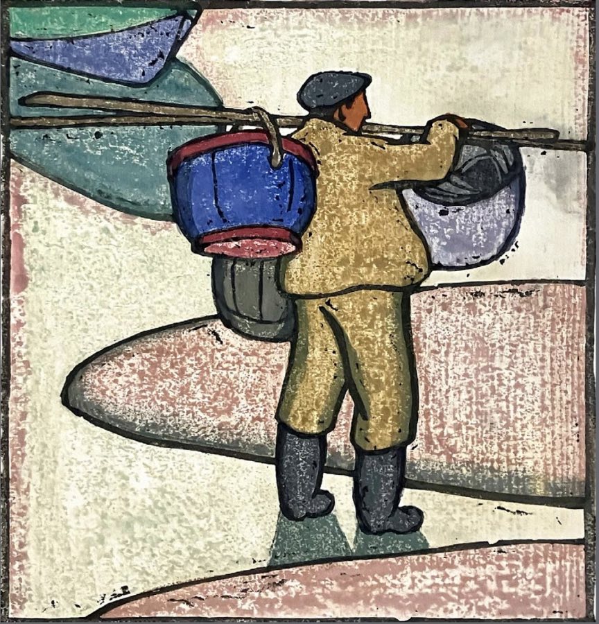 a Fisherman by Maud Hunt Squire