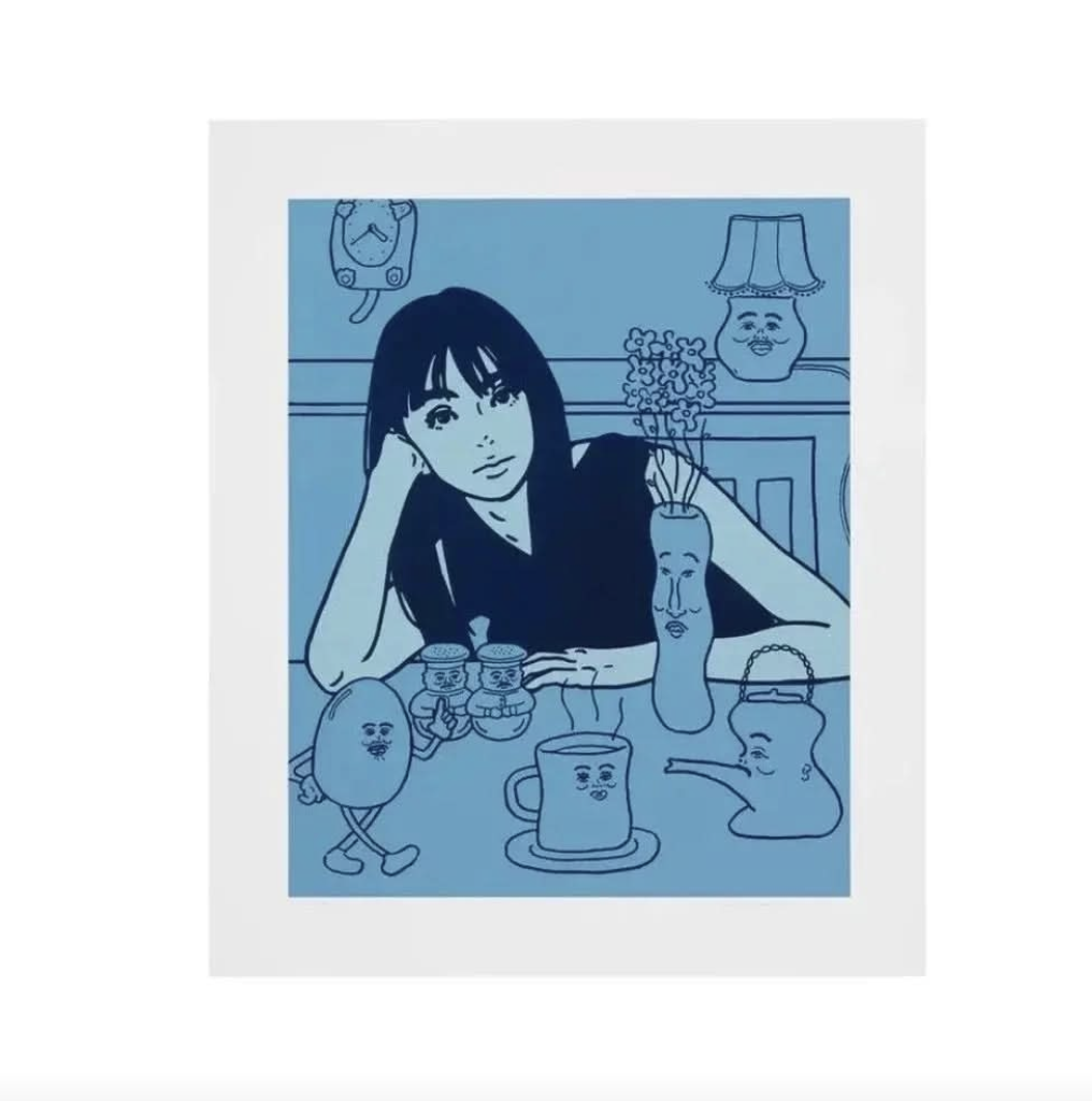 KYNE × NONCHELEEE, Untitled (Blue), 2023 by Kyne