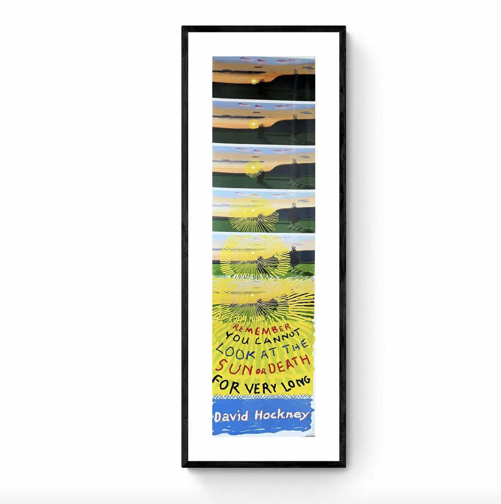 David Hockney, Remember You Cannot Look (2021) by David Hockney