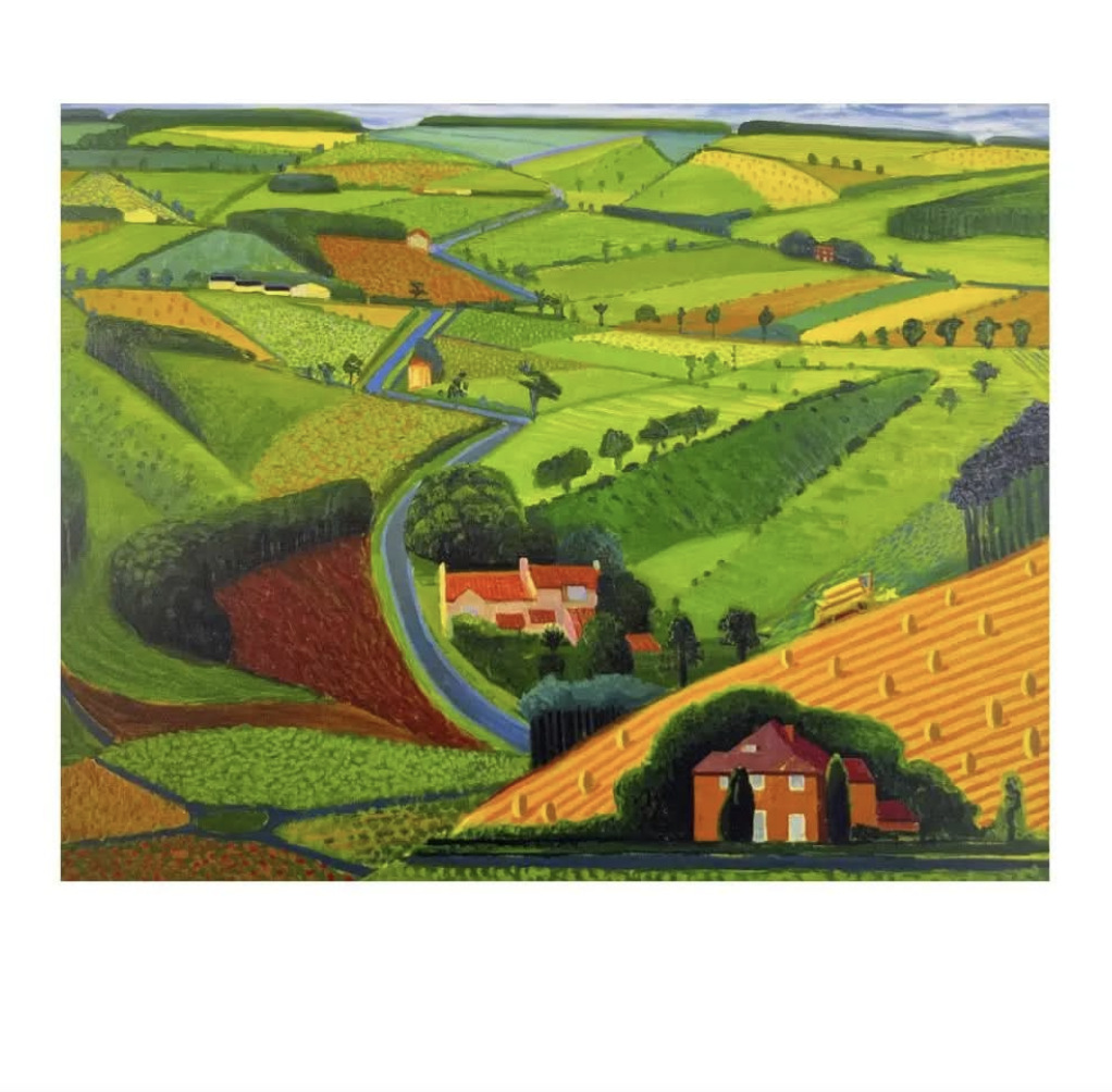 David Hockney, Across the Wolds by David Hockney