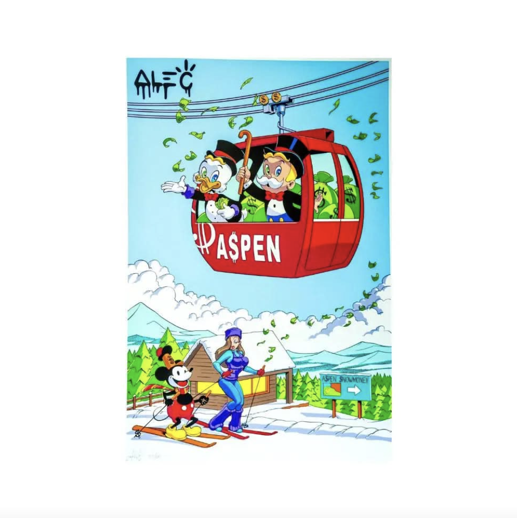 ALEC MONOPOLY, Aspen Snow Day (2024) by Alec Monopoly